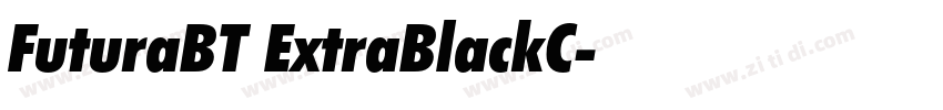 FuturaBT ExtraBlackC字体转换
